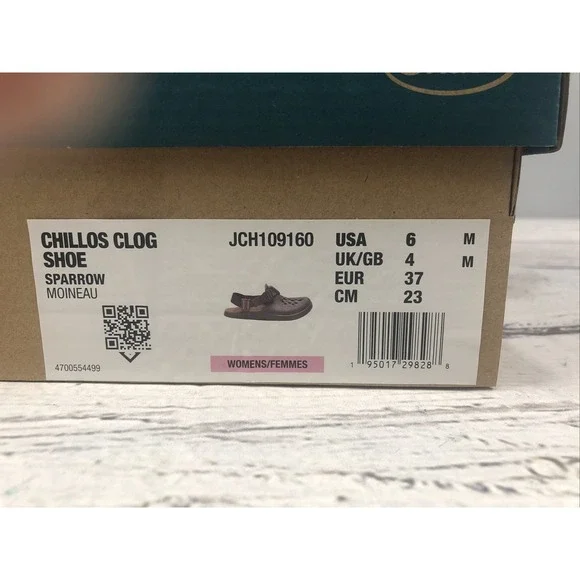 Chaco Chillos Clogs Sparrow Women's Size 6 Slip-On Comfort Foam Sandals - Picture 8 of 13